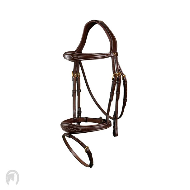 Dyon Anatomisk Flash Trense Brun/Messing