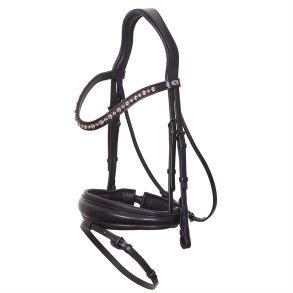 Equality Line Helix Trense Sort m. Gr krystalsten