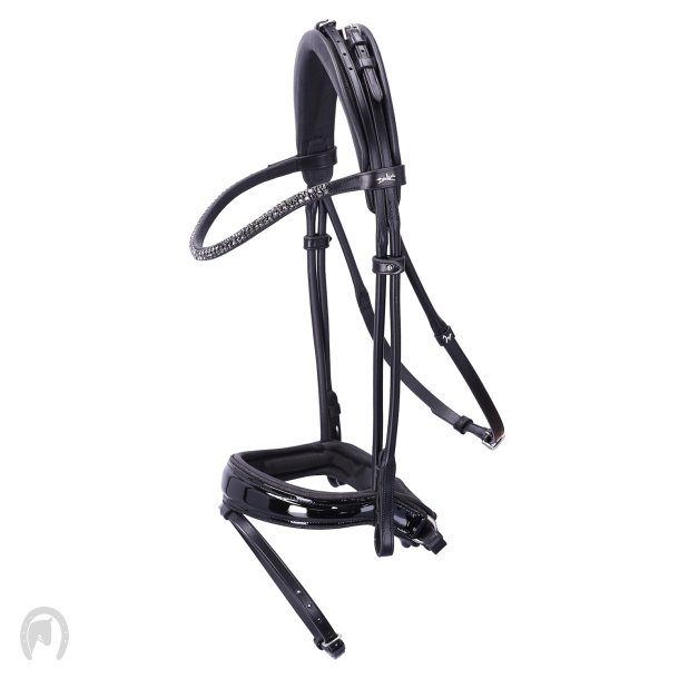 Schockemhle SP Isabell Werth Satchmo trense Sort/Lak/Slv