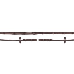 Schockem�hle Durasoft Rundsyet L�dert�jle Hook & Stud Dark Brown