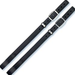 St&uuml;bben Mono de Luxe Lder stigremmer (Sort)