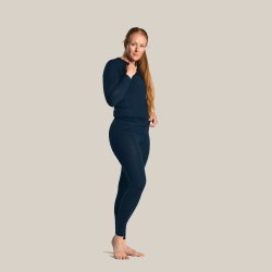 Superino Lyng Lang�rmet Uld Undertr�je Navy