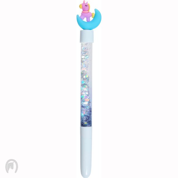 Equipage Unicorn Glitter Pen Turquoise