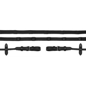 Schockem�hle Durasoft Rundsyet Grip/L�der T�jle Sort