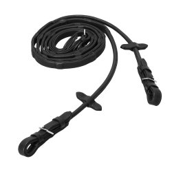 Schockem�hle Durasoft Rundsyet Grip/L�der T�jle Sort