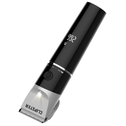 Clipster DeloX Batteri Hesteklipper Sort