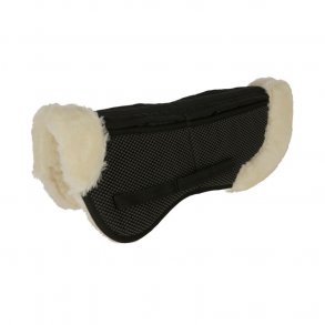 Covalliero Antislip Korrektionpad m/imiteret lam Sort/Natur
