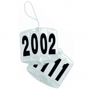 Waldhausen Stvnenummer Hvid plastik 4 cifre