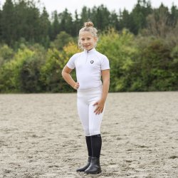 Covalliero Classic Star Brne Ridetights Hvid