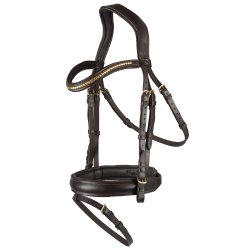 Horka Clincher Trense Brun/Guld