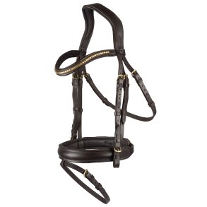 Horka Clincher Trense Brun/Guld