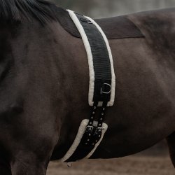 Horka Longegjord Sort Nylon/FauxFur