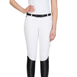 Equiline Ridebukser Ash X-grip Hvid