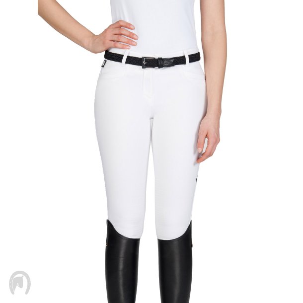 Equiline Ridebukser Ash X-grip Hvid