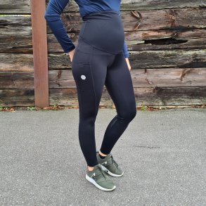 Proud Rider Graviditets Tights m/Grip Sort