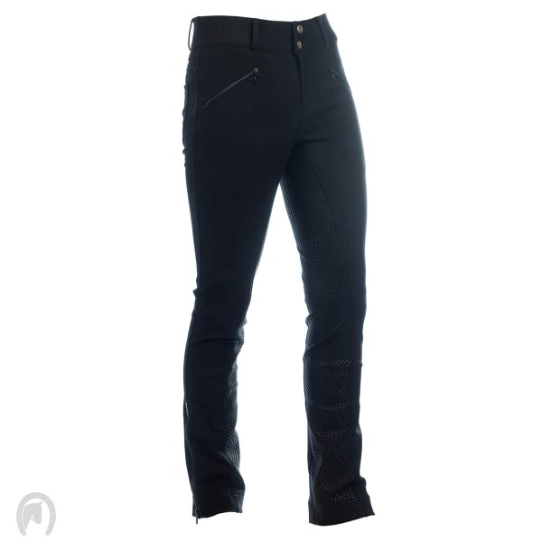 Eques Roma Jodhpurs Ridebukser Sort - Fuld Grip