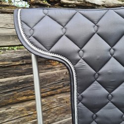 EQuest Islnder Underlag Cotton Maxx Sort m. Sten