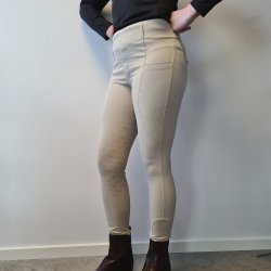 HorseLife Relove High Knee Grip Tights Beige