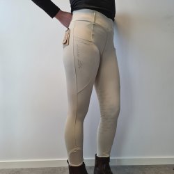 HorseLife Relove High Knee Grip Tights Beige