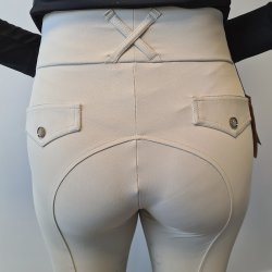 HorseLife Relove High Knee Grip Tights Beige