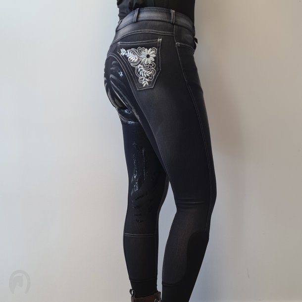 HRS Country Jeans Ridebukser Kn�grip Gr�