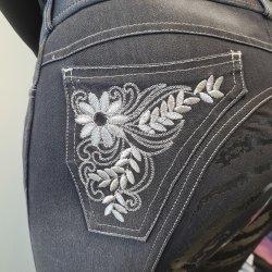 HRS Country Jeans Ridebukser Kn�grip Gr�