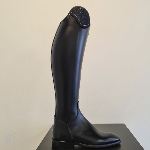 Petrie Bergamo Sort L�der m. Black Stardust og Sten