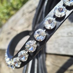OS M�nchen Feelgood Trense Sort/Lak Rivoli Crystal