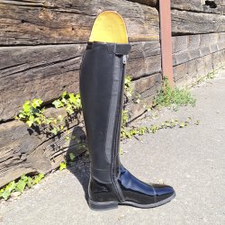 De Niro Bellini Sort Lak m. Wide Rondine Top + Top Deko Crystal