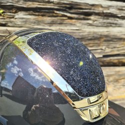 KASK Star Lady VG11 Pure Shine Black - Crystal Swarovski Midtnight Black