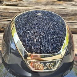 KASK Star Lady VG11 Pure Shine Black - Crystal Swarovski Midtnight Black