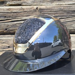 KASK Star Lady VG11 Pure Shine Black - Crystal Swarovski Midtnight Black