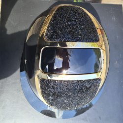 KASK Star Lady VG11 Pure Shine Black - Crystal Swarovski Midtnight Black