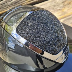 KASK Star Lady VG11 Pure Shine Black - Swarovski Midnight Black
