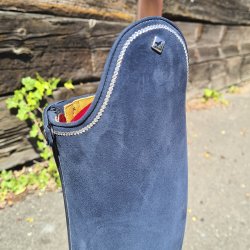 De Niro Bellini Camoscio Blue GG37 SS 10 Crytal Deco