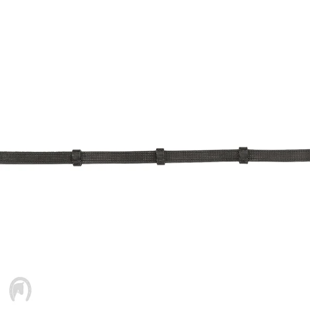 Kllquist Supreme Lder/Gummi Tjle m. Stopper Sort 12mm 