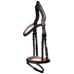 Waldhausen Rose Icelandic trense Black/Rosegold