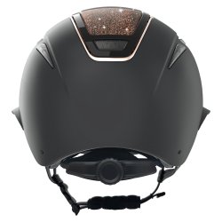 Covalliero Elite Polo Ridehjelm Sort - Rose Gold