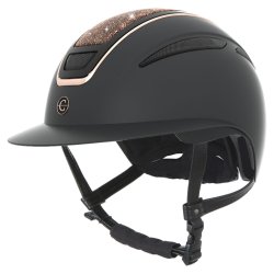 Covalliero Elite Polo Ridehjelm Sort - Rose Gold