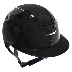 Covalliero Elite Polo Ridehjelm Sort - Glossy