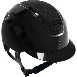 Covalliero Elite Ridehjelm Sort - Glossy
