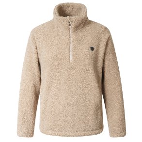 Covalliero AW26 Teddy Sweater Beige