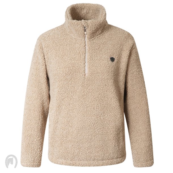 Covalliero AW26 Teddy Sweater Beige