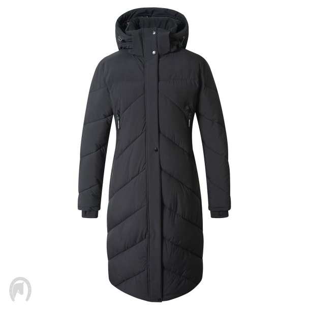 Covalliero AW26 Vinterjakke Lang Sort