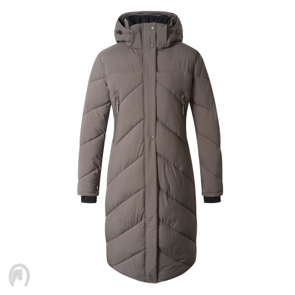 Covalliero AW26 Vinterjakke Lang Brun