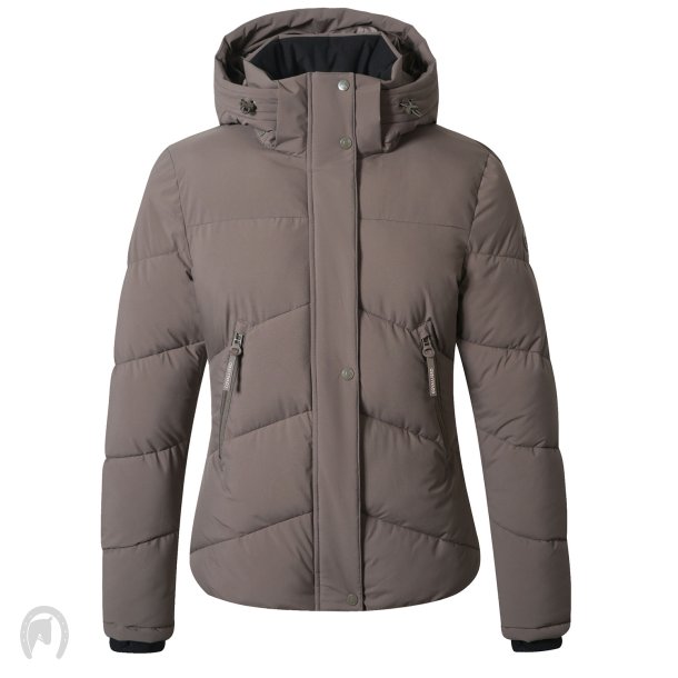 Covalliero AW26 Vinterjakke Kort Brun