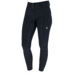 Covalliero AW26 H�jtaljet Ridebukser m. Fuldgrip Sort