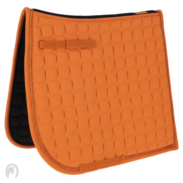Covalliero Sadelunderlag Glitter Orange