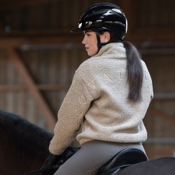 Covalliero AW26 Teddy Sweater Beige
