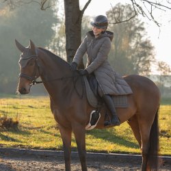 Covalliero AW26 Vinterjakke Lang Brun